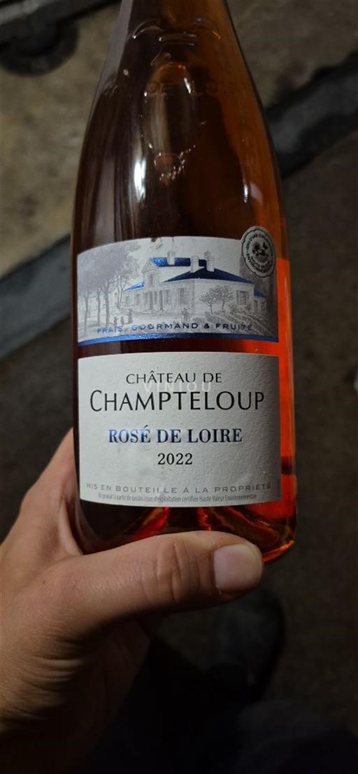 Loirevallei Rosé de Loire Château Champteloup 2022