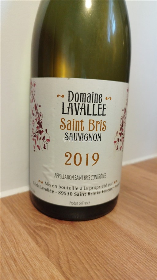 Burgundi Saint-Bris Domaine Lavallée Sauvignon 2019