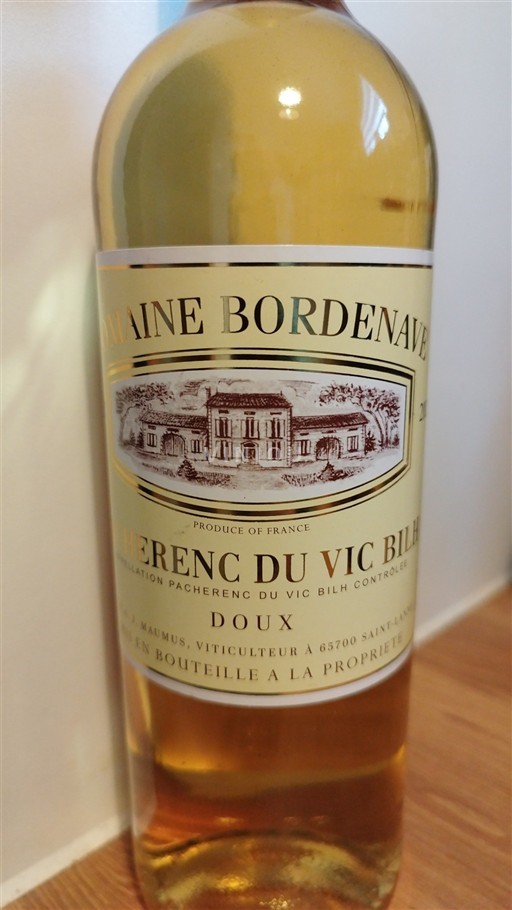 Sud-Ovest Pacherenc-du-vic-bilh Domaine Bordenave 2021