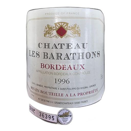Bordeaux Château Les Barathons 1996