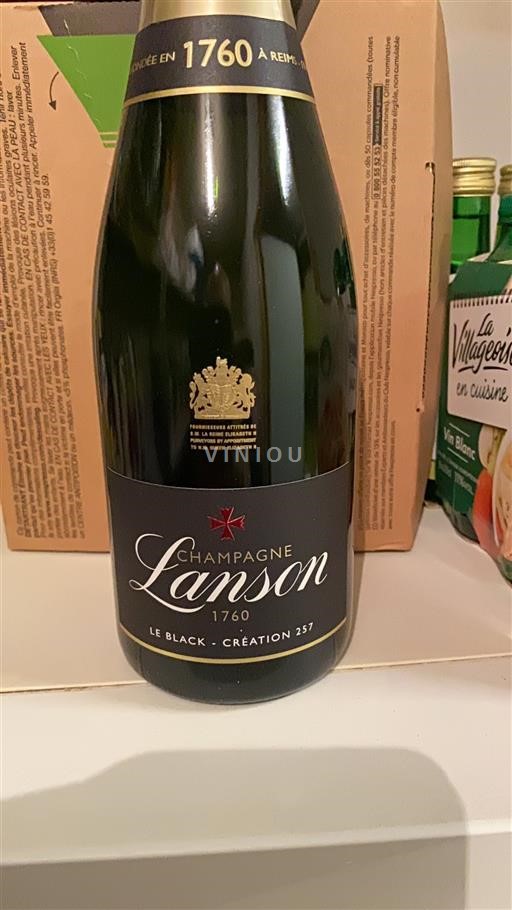 Champagne Lanson Le Black - Création 257 2017