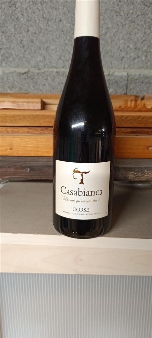 Vin Rouge sec Casabianca 2023 France Corse AOC