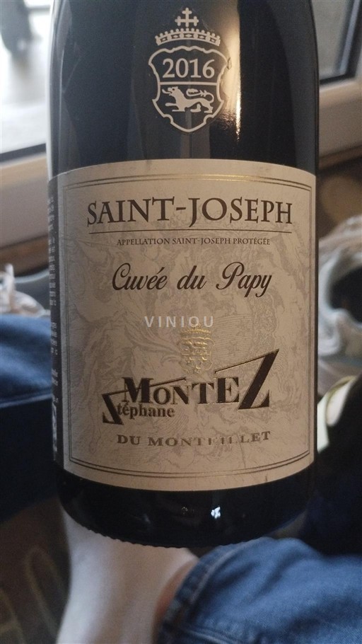 Rhônetal Saint-Joseph Stéphane Montez du Monteillet du Papy 2016