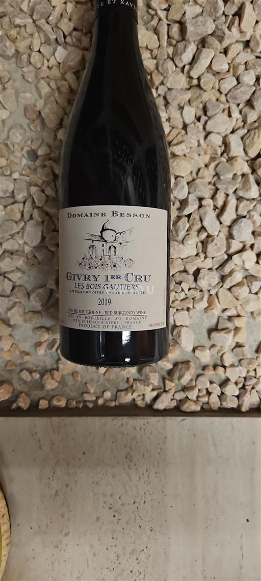 Bourgondië Givry Premier Cru Domaine Besson Les Bois Gautiers 2019