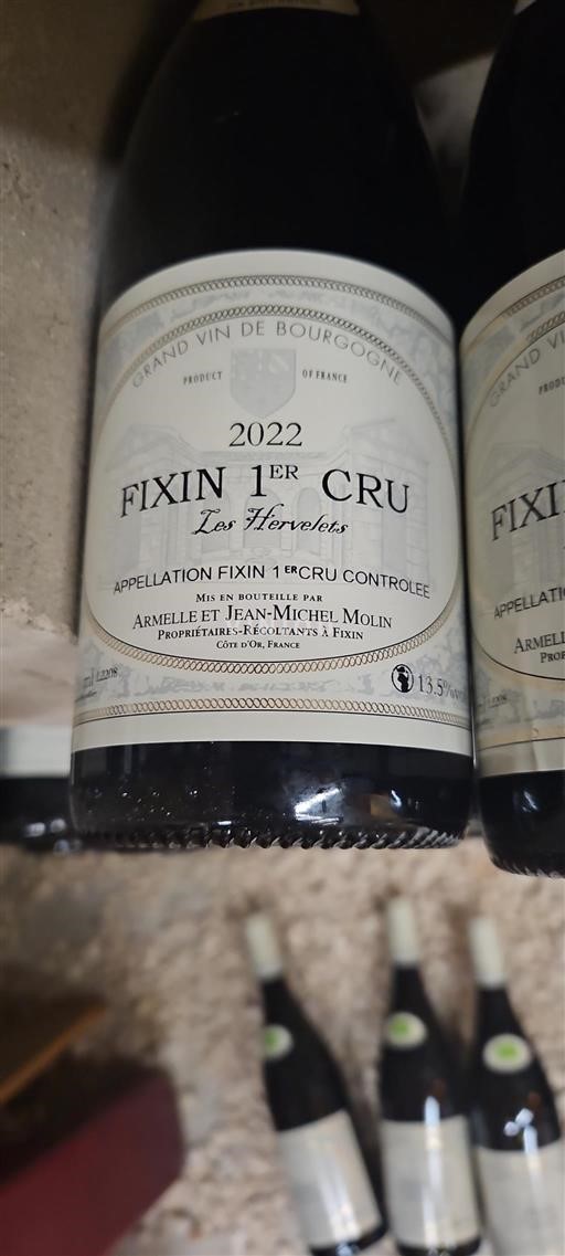 Burgund Fixin Premier Cru Armelle et Jean-Michel Molin Les Hervelets 2022