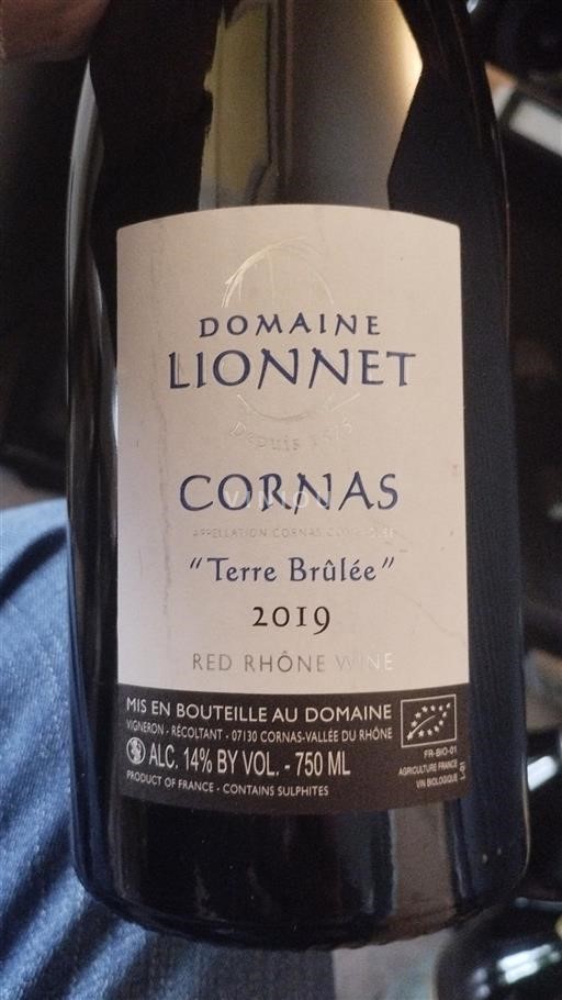 Rhônevallei Cornas Domaine Lionnet Terre Brulée 2019