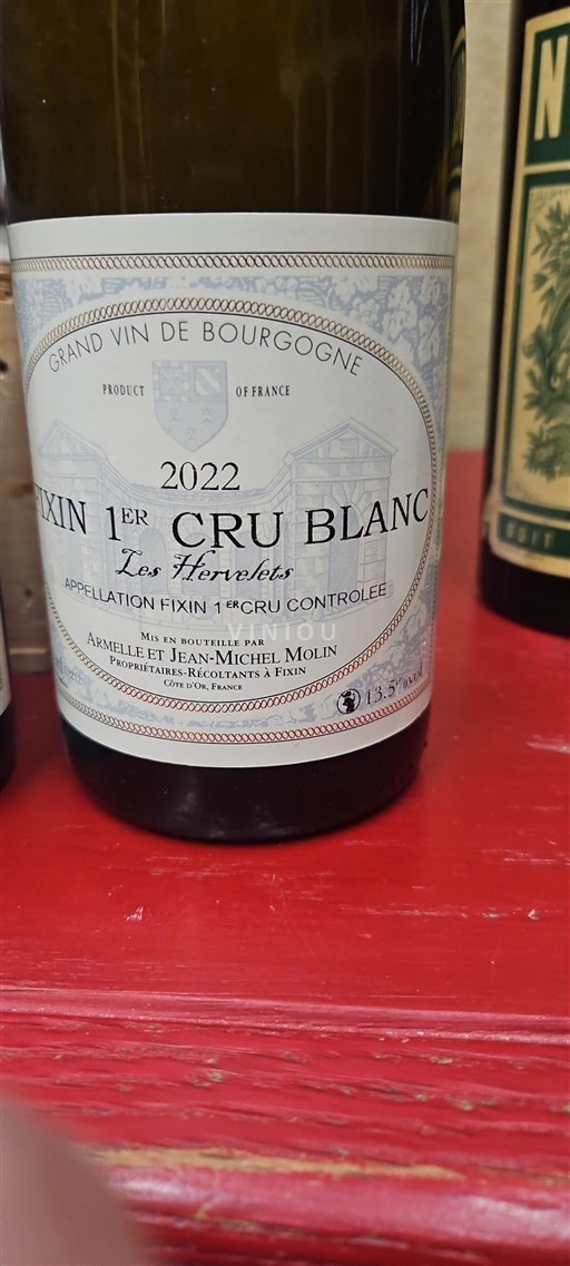 Burgund Fixin Premier Cru Armelle et Jean-Michel Molin Les Hervelets 2022