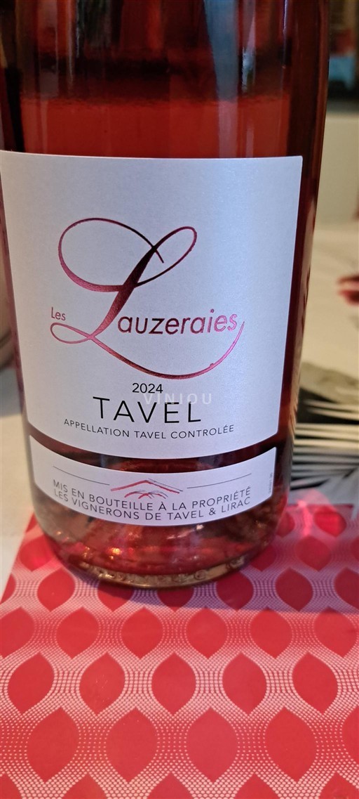 Rhônen laakso Tavel Les Lauzeraies 2024