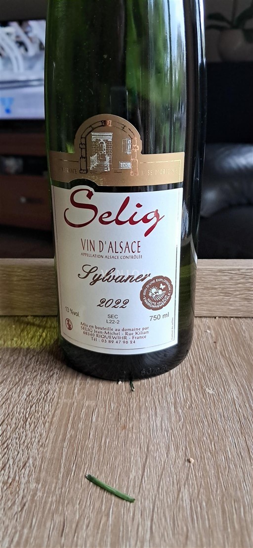 Alsace Grand Cru Selig Sylvaner 2022
