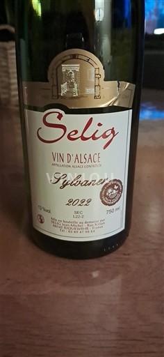 Alsace Grand Cru Selig Sylvaner 2022