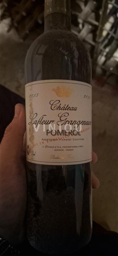 Bordeaux Pomerol Château Lafleur Grangeau 2015