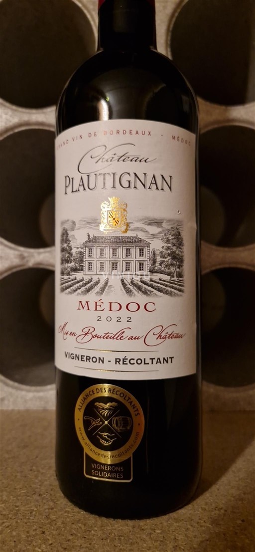 Bordeaux Médoc Château Plautignan 2022
