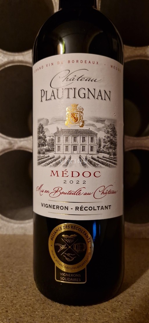 Bordeaux Médoc Château Plautignan 2022