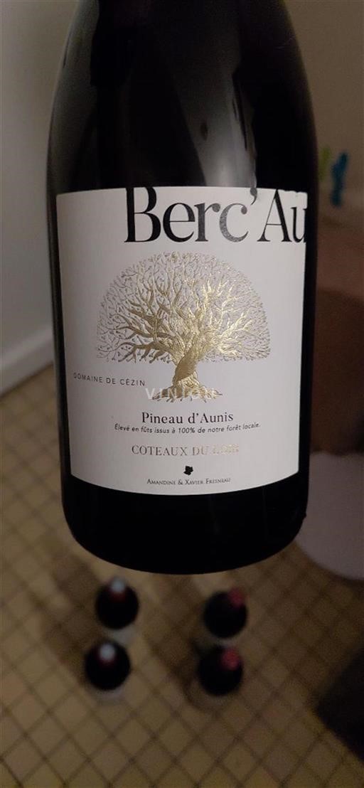 Dolina Loare Coteaux-du-Loir Domaine Cézin Berc'Au Neleten.