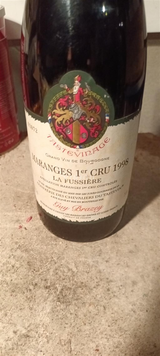 Burgundy Not Specified Premier Cru Guy Brazey La Fussière 1998