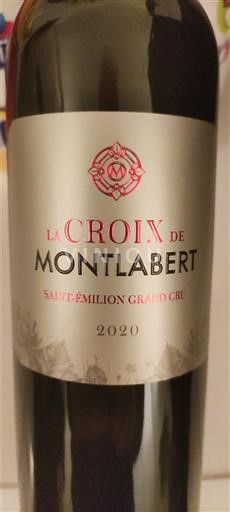 Burdeos Saint-Émilion Gran Cru Grand Cru La Croix de Montlabert 2020