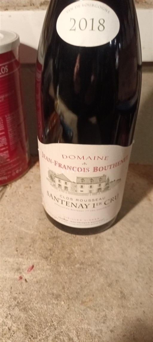 Borgoña Santenay Premier Cru Jean-François Bouthenet Clos Rousseau 2018