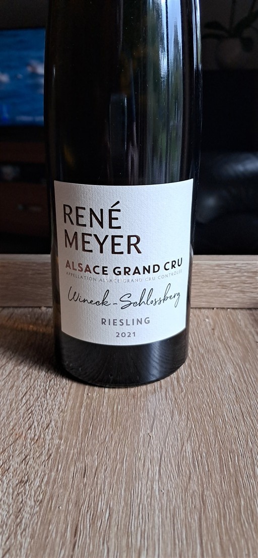 Alsacia Alsacia Gran Cru Grand Cru René Meyer Wineck-Schlossberg 2021