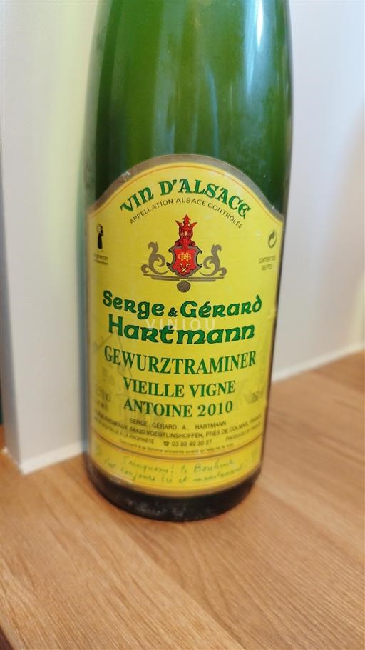 Alsace Grand Cru Serge & Gérard Hartmann Antoine 2010