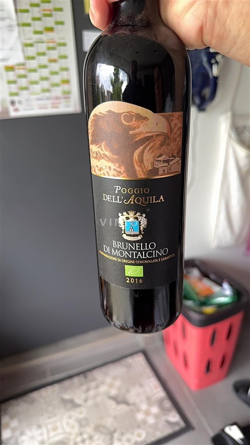 Tuscan Wines Brunello di Montalcino Poggio dell'Aquila 2016