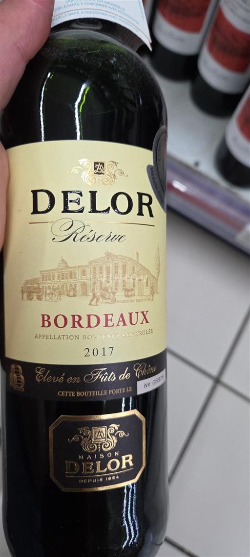 Bordéus Maison Delor Réserve 2017
