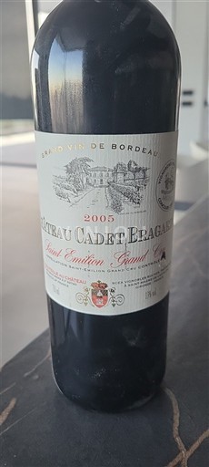 Bordeaux Saint-Émilion Grand Cru Grand Cru Château Cadet Bragard 2005