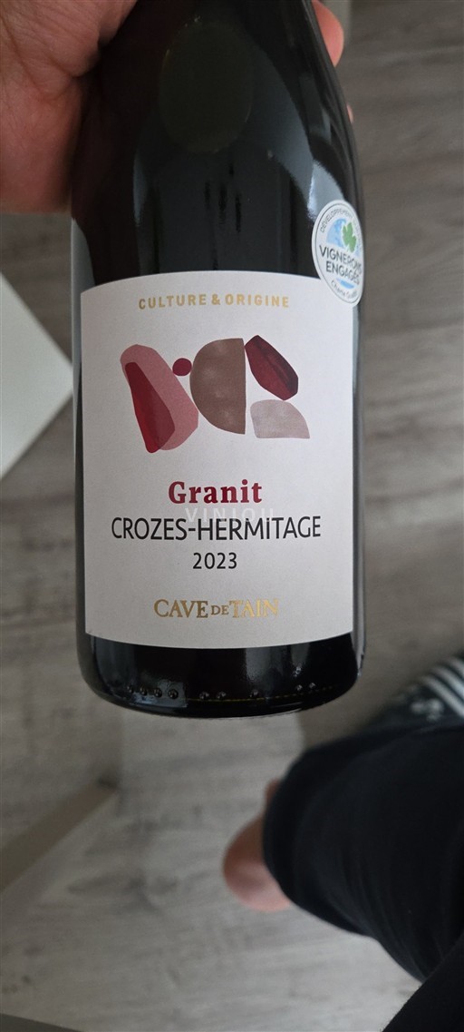 Rhônen laakso Crozes-Hermitage Cave de Tain Granit 2023