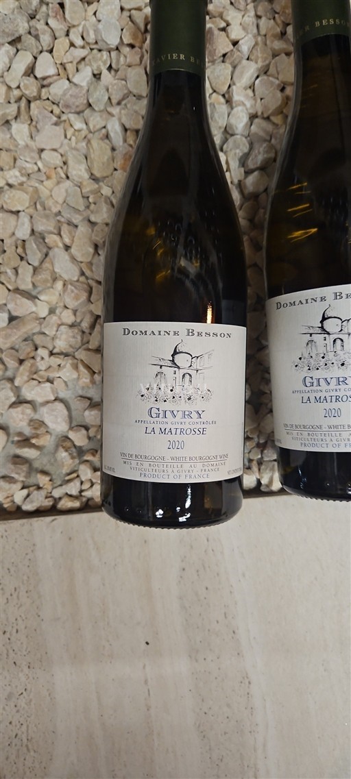 Borgoña Givry Domaine Besson La Matrosse 2020