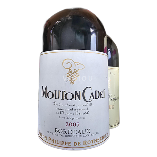 Bordeaux Baron Philippe de Rothschild Mouton Cadet 2005