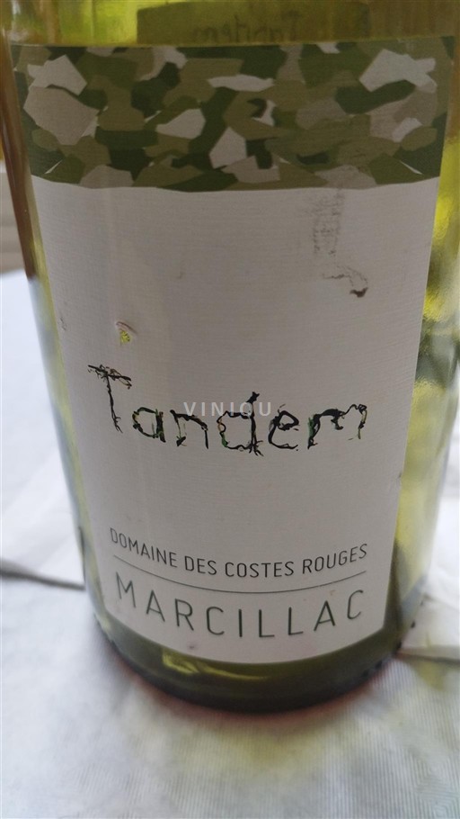 Sud-Ovest Marcillac Domaine Des Costes Rouges Tandem 2016