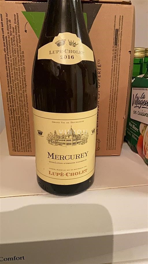 Bourgogne Mercurey Lupé-Cholet 2016