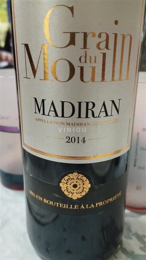 Sydvestfrankrig Madiran Grain du Moulin 2014