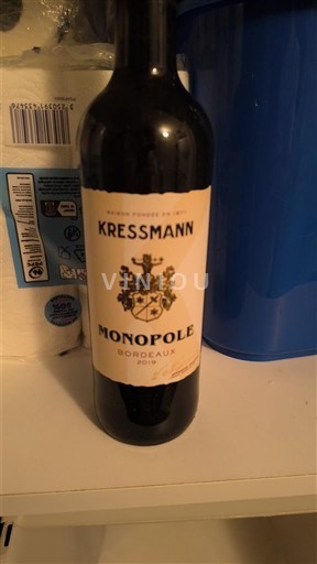 Bordeaux Kressmann Monopole 2019