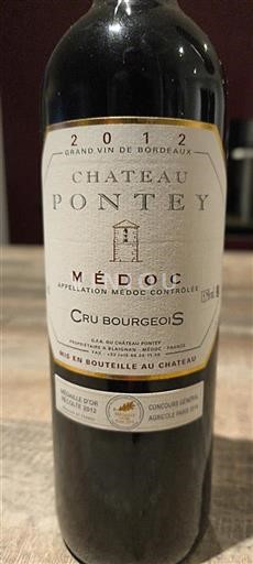 Bordeaux Médoc Château Pontey 2012