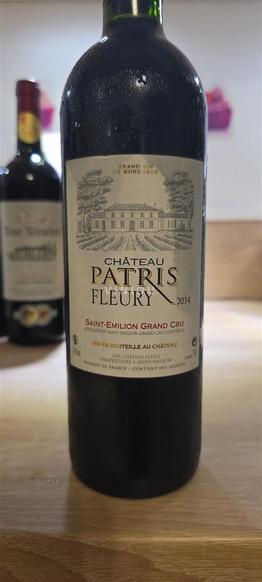 Bordéus Saint-Émilion Grand Cru Château Patris Fleury 2014