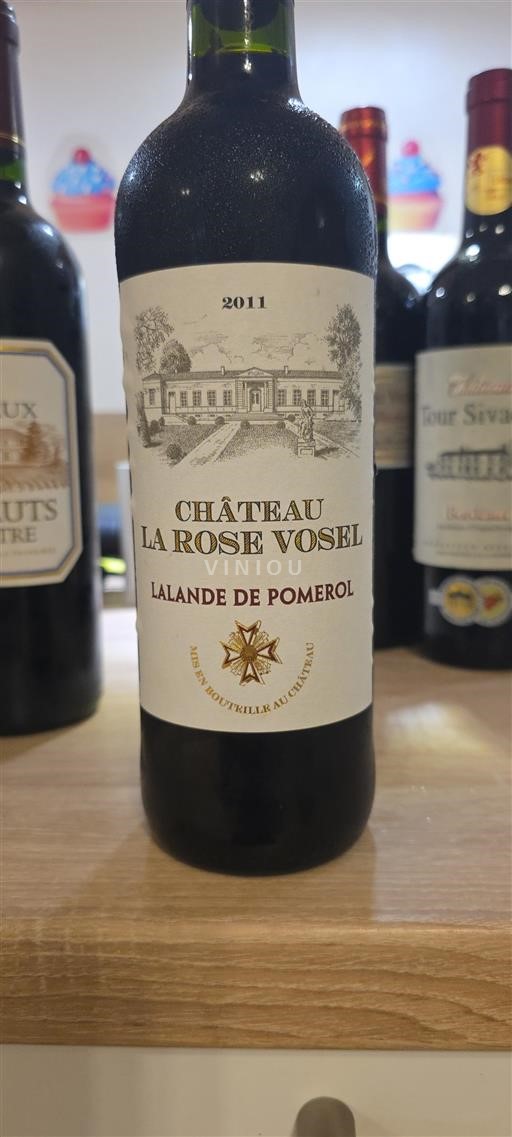 Bordeaux Lalande-de-pomerol Château La Rose Vosel 2011