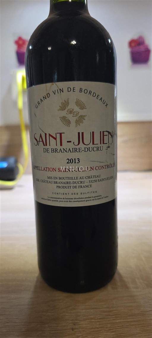 Bordeaux Saint-Julien Branaire-Ducru 2013