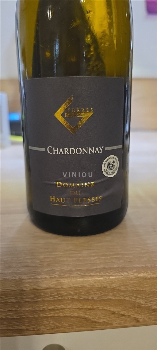 Vallée de la Loire Domaine Haut Plessis Chardonnay 2022