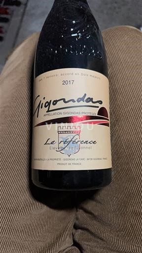Rhônen laakso Gigondas Gigondas La Cave La Référence 2017
