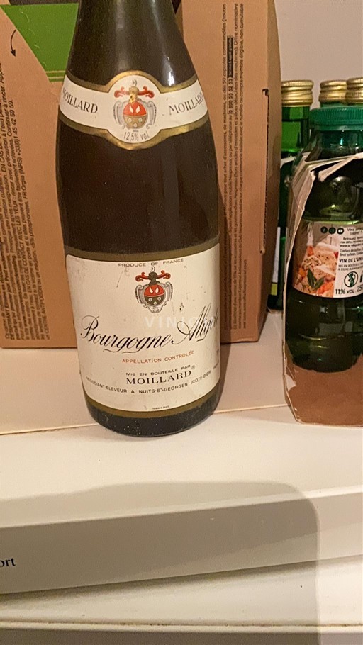 Bourgogne Bourgogne Aligoté Moillard Icke årgångsbetecknad