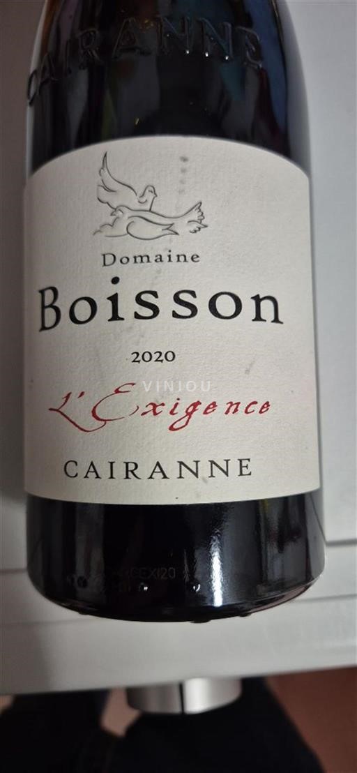 Rhônetal Cairanne Domaine Boisson L'Exigence 2020