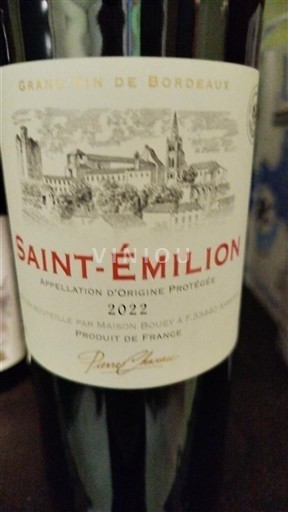 Bordeaux Saint-Émilion Maison Bouey 2022