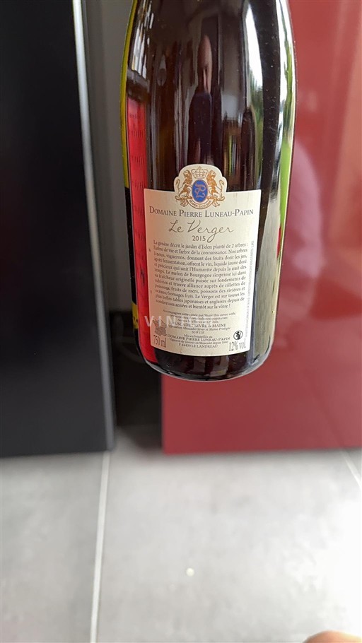 Údolí Loiry Muscadet-sèvre-et-maine Domaine Pierre Luneau-Papin Le Verger 2015