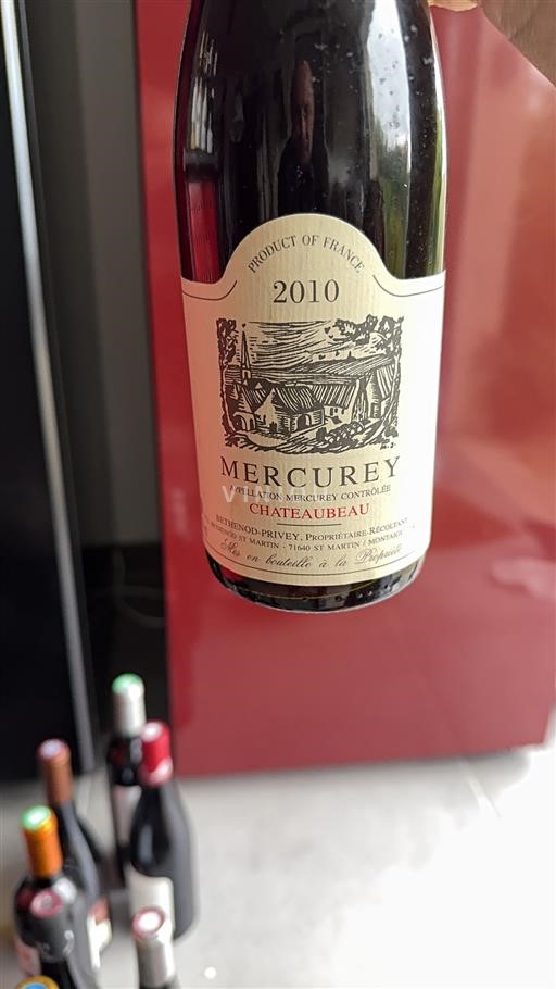 Bourgogne Mercurey Château Beau 2010