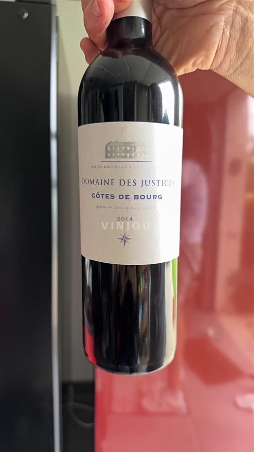 Bordeaux Côtes-de-bourg Domaine Des Justices 2014