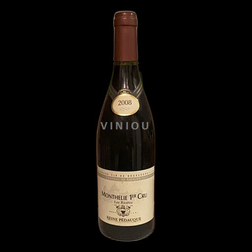 Burgundi Monthélie Premier Cru Reine Pédauque Les Riottes 2008