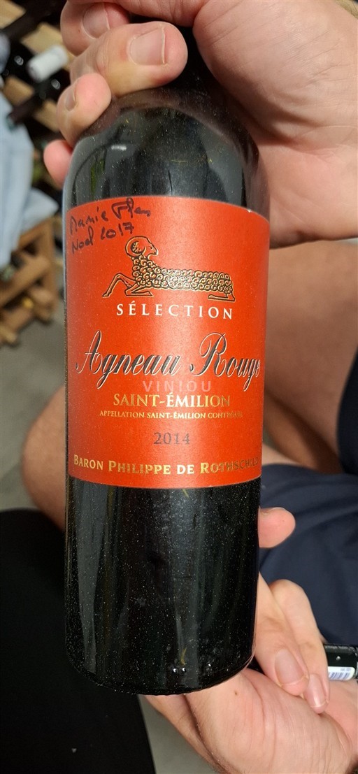 Bordeaux Saint-Émilion Baron Philippe de Rothschild Agneau Rouge 2014