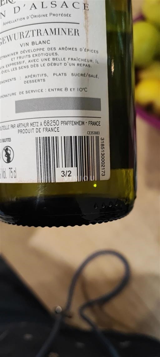 Alsace Ernest Wein 2020 Không niên vụ