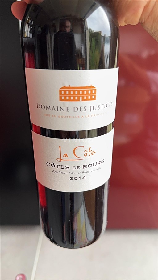 Bordeaux Côtes-de-bourg Domaine Des Justices La Côte 2014