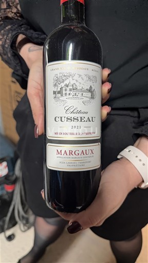 Bordeaux Margaux Château Cusseau 2021